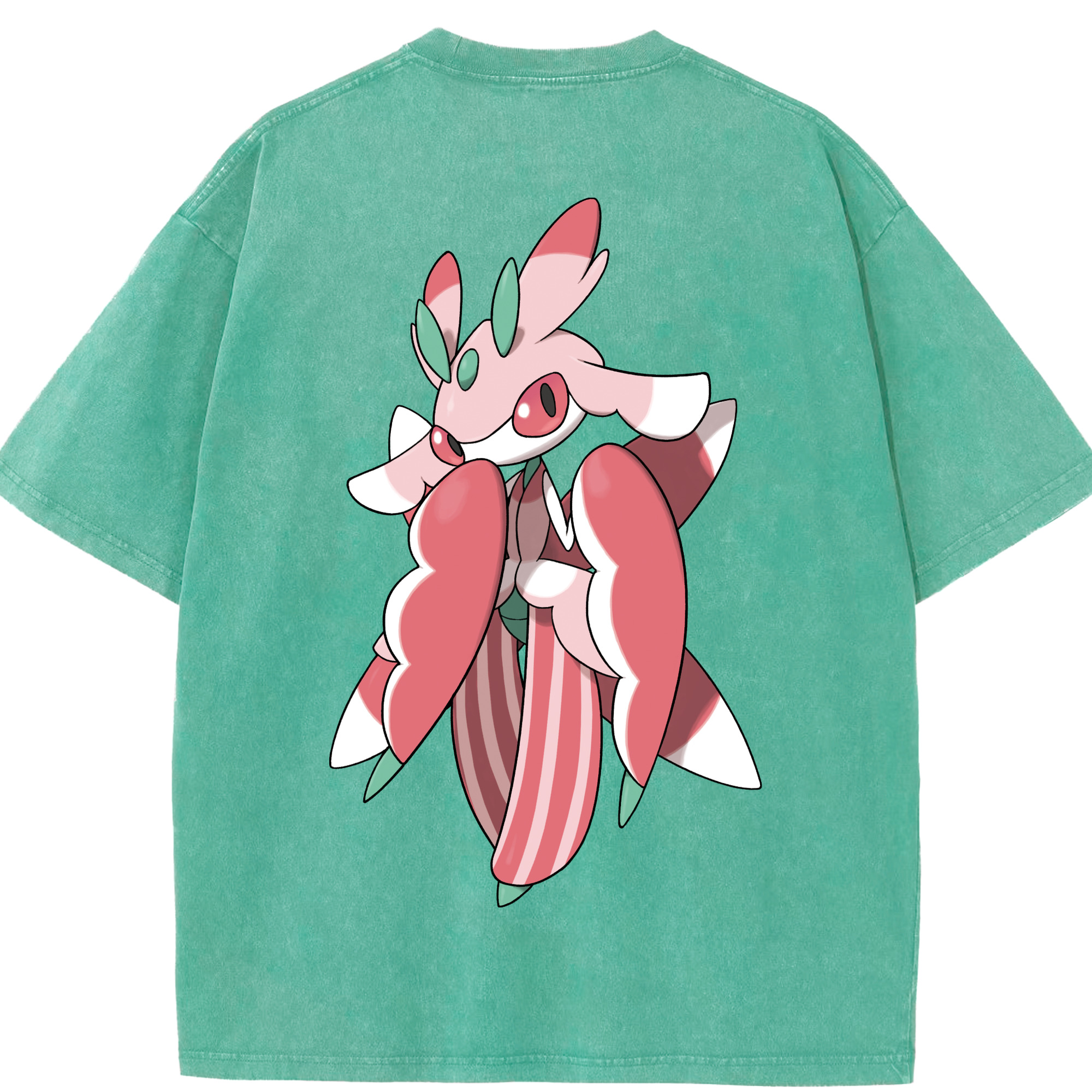 （画像用） ポケットモンスター Pokémon 綿100% ヴィンテージ風 半袖Tシャツ（背面プリント）